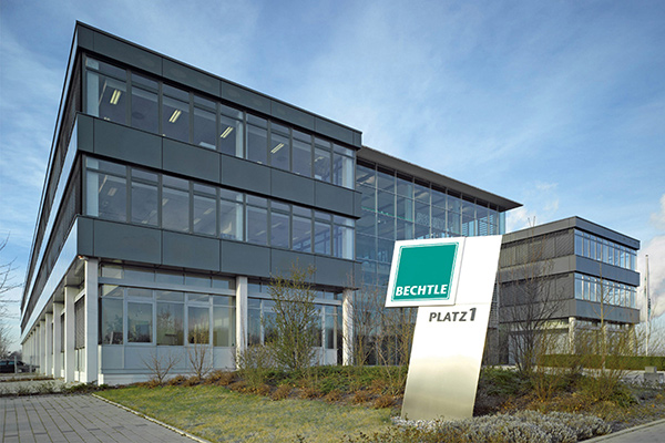Sign at Bechtle Platz 1